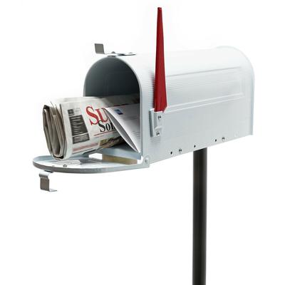 Helloshop26 - US-Briefkasten amerikanisches Design silberfarben Briefständer 16_0000330