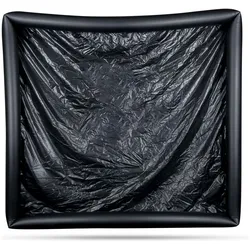 Easytoys, Sexmöbel, Vinylfolie mit aufblasbaren Kanten Schwarz
