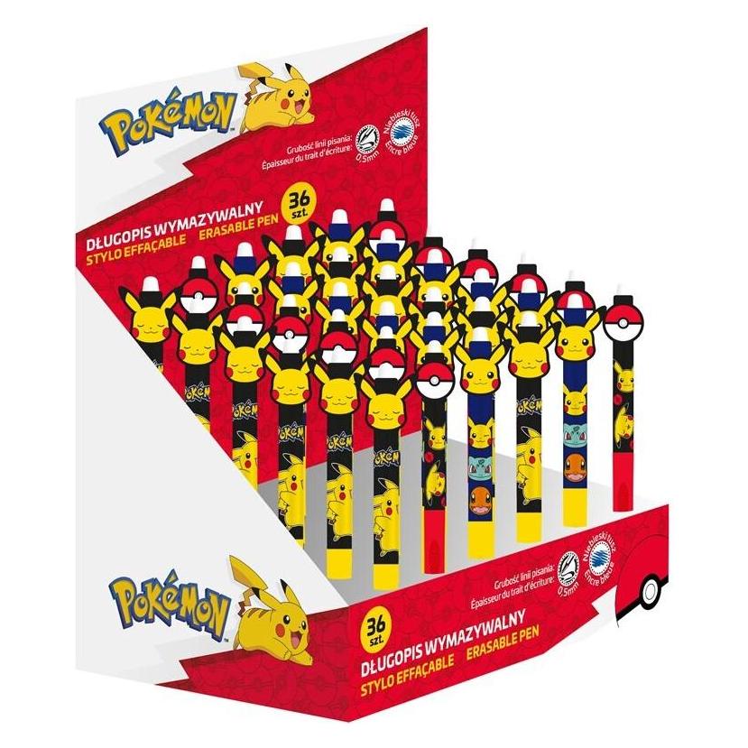 Magni Radierbare Stifte Pokémon 0,5mm blau 3fach sortiert (3x) (61588476)