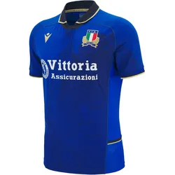 Macron, Herren, Fussballtrikot, Authentisches Heimtrikot Italien 2025/26 (M), Blau