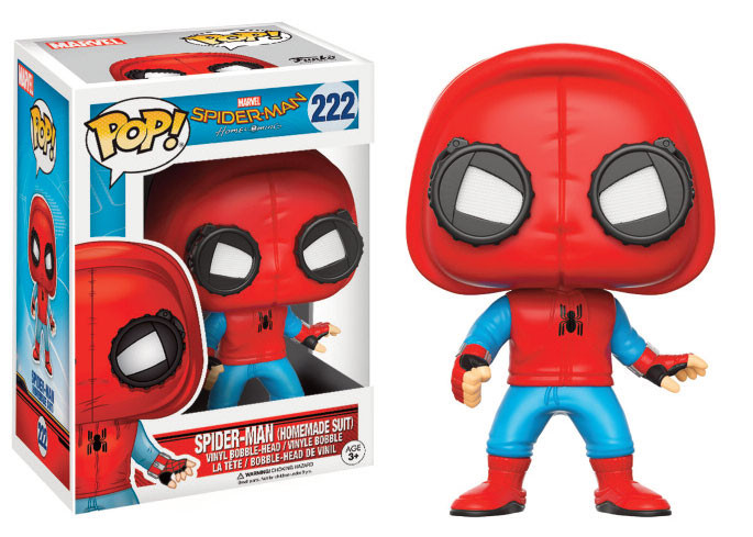 Funko Pop Marvel Spider-Man Homecoming Spidey Homemade Suit Vinyl Figure