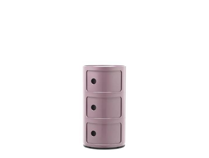 Kartell Componibili\, Meuble Conteneur 3 éléments\, Mauve Componibili Kartell: l'icona del design italiano che si reinventaNati nel 1967\, i Componibili Kartell sono un'icona del des