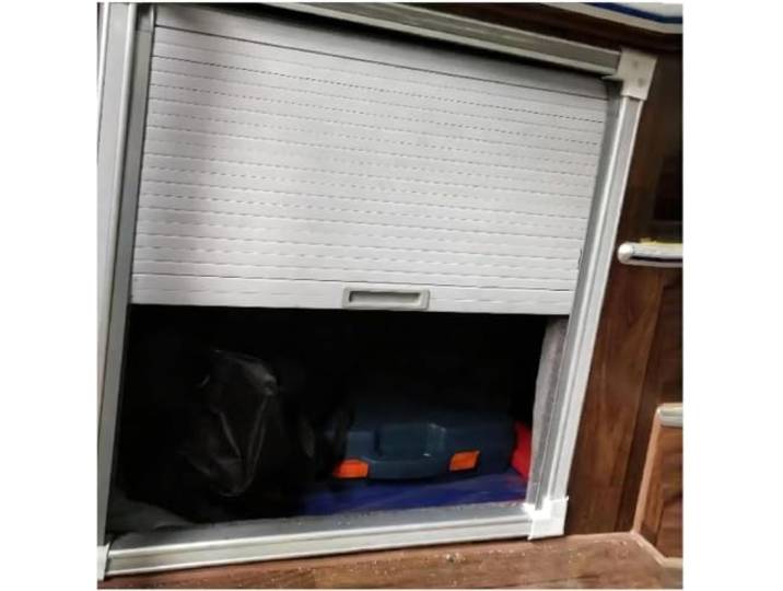 KJoBDwz Ziehharmonikatür Aufrollbare Schranktüren, Durchgangstür for die Küche, Schrank-Falttür for Lagerplätze(40x120cm/16x47in)