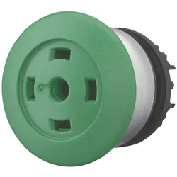 Eaton 216734 Pilzdrucktaste, RMQ-Titan, Pilz, tastend, Pilz grün, ohne Tastenplatte, Frontring Titan M22-DP-G-X  - 5 Stück