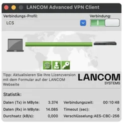 LANCOM Advanced VPN Client (MAC, Bulk 10) Sicherheitsmanagement Voll Deutsch, Englisch 10 Lizenz(en)