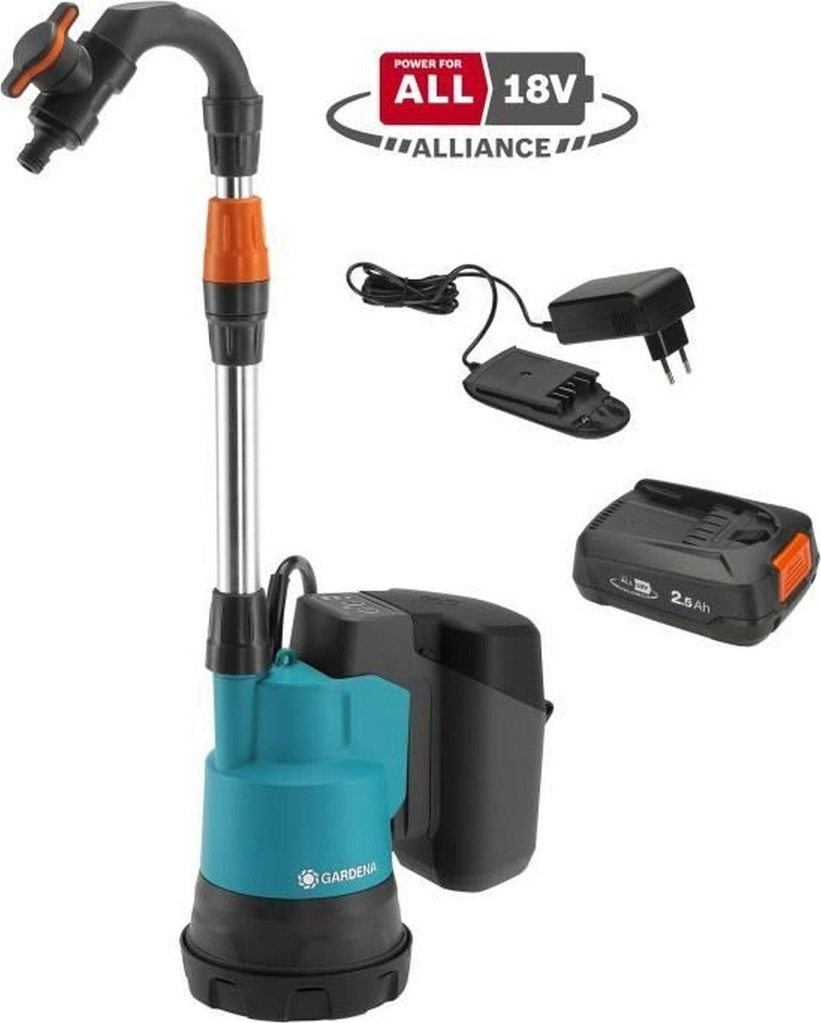 Gardena 2000/2 18V P4A dompelpomp voor regenwaterverzamelaars