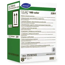 Waschkraftverstärker Diversey Clax 100 color 22B1 10 L flüssiger niotensidhaltiger Waschkraftverstärker im Safepack