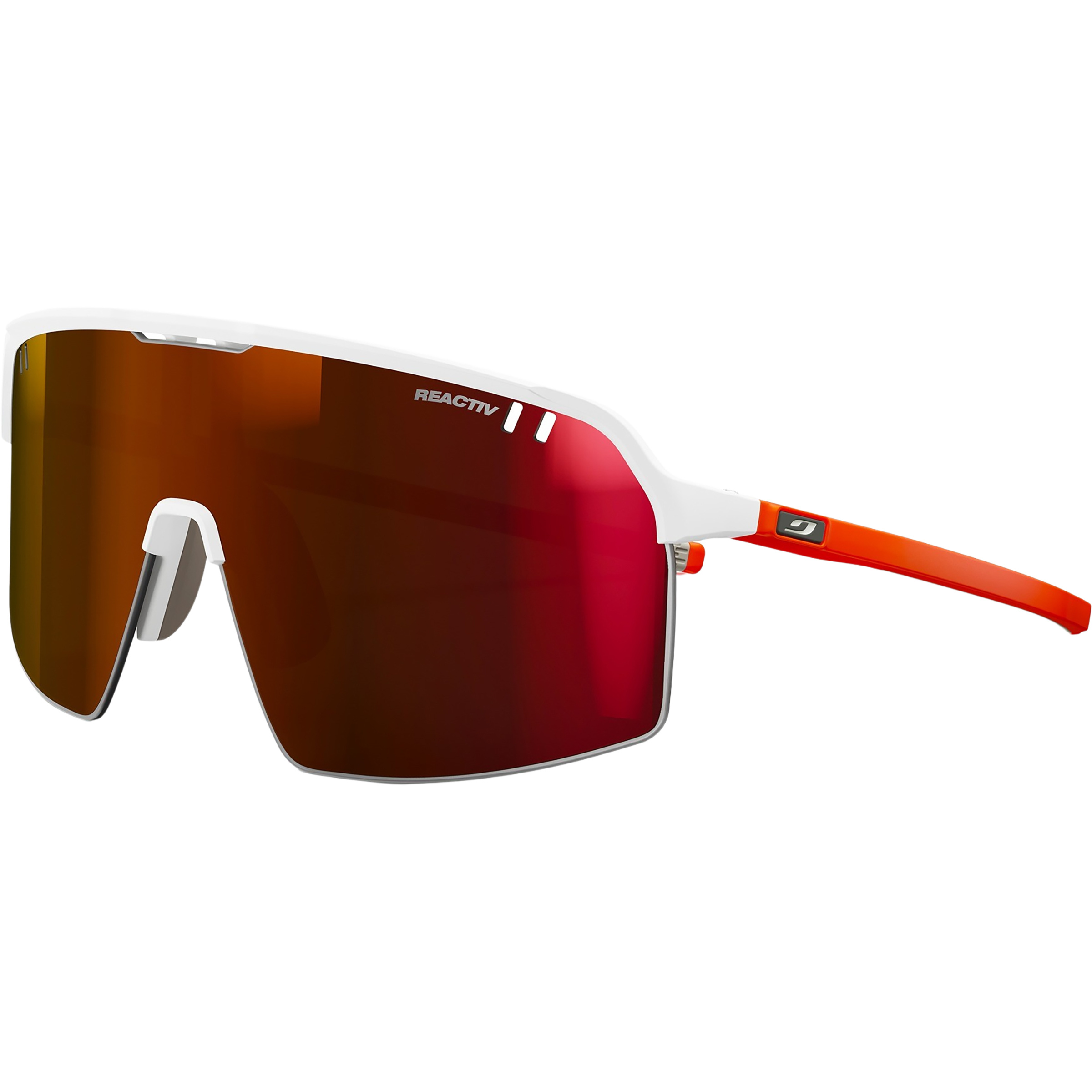 Julbo Intensity Reactiv 0-3 High Contrast Sportbrille Sportbrillen & Sportsonnenbrillen rot Größe M Rennrad | Trailrunning