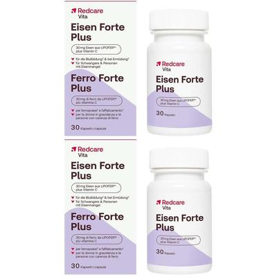 Redcare Eisen Forte Plus Direkt Kapseln Doppelpack 2x30 St