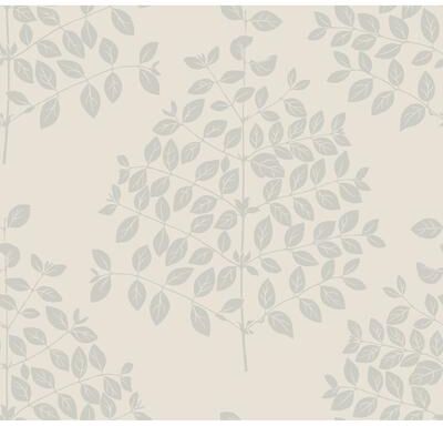 Candice Olson Tender Cream & Silver Wallpaper