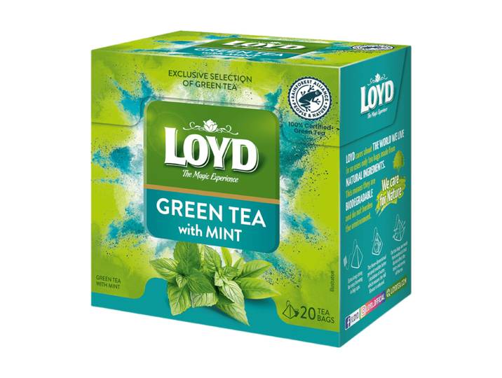 LOYD Sachets de thé vert menthe 20 x 1,5 g