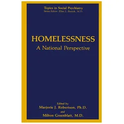 Homelessness, Fachbücher von Milton Greenblatt, Marjorie J. Robertson