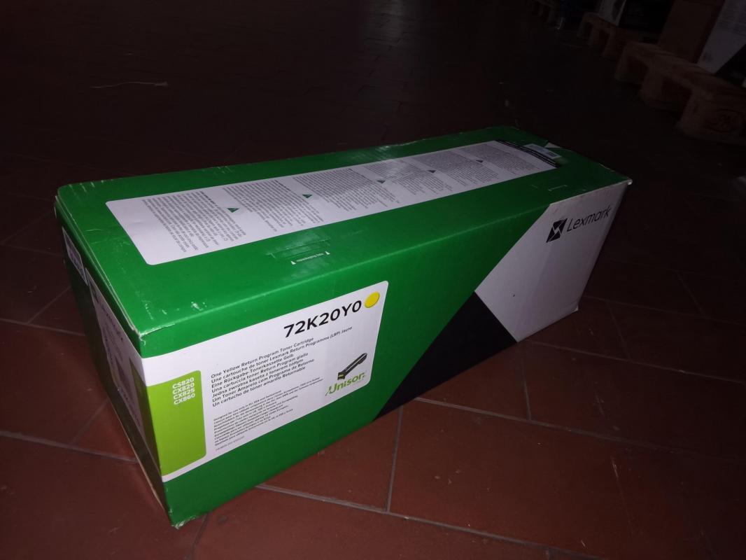 Lexmark 72K20Y0, 8000 Seiten, Gelb, 1 Stück(e)
