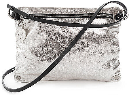 INA KENT Ledertasche - Umhängetasche MOONLIT ed.1 silber EG