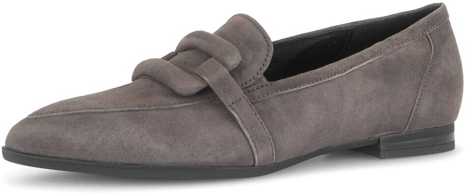 Slipper GABOR "Slipper", Damen, Gr. 38, grau, Schuhe Slipper