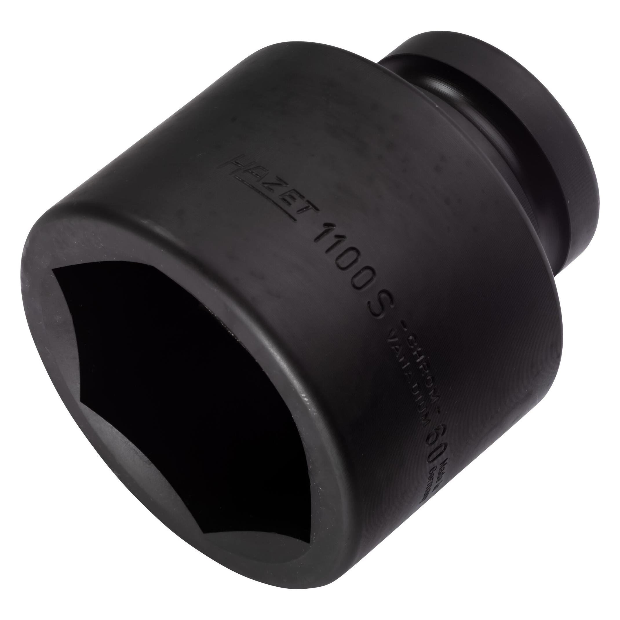 Hazet Schlag-, Maschinenschrauber Steckschlüsseleinsatz Sechskant 1100S-60 Vierkant25 mm (1 Zol... (60 mm) (1100S-60)