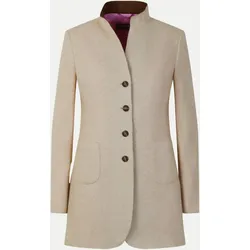 Blazer aus gestricktem Wollstoff 140-beige 48