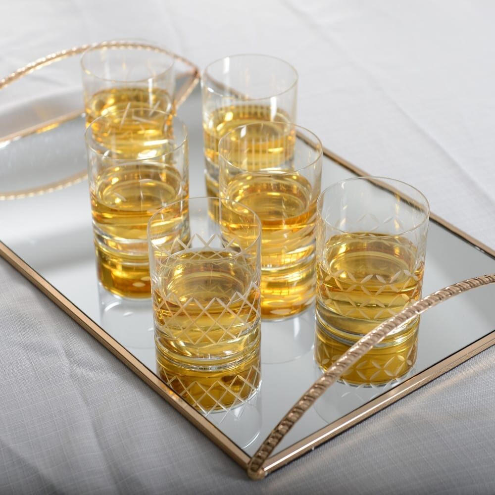 Aulica Vasos de whisky 280 ml minsk - lote de 6