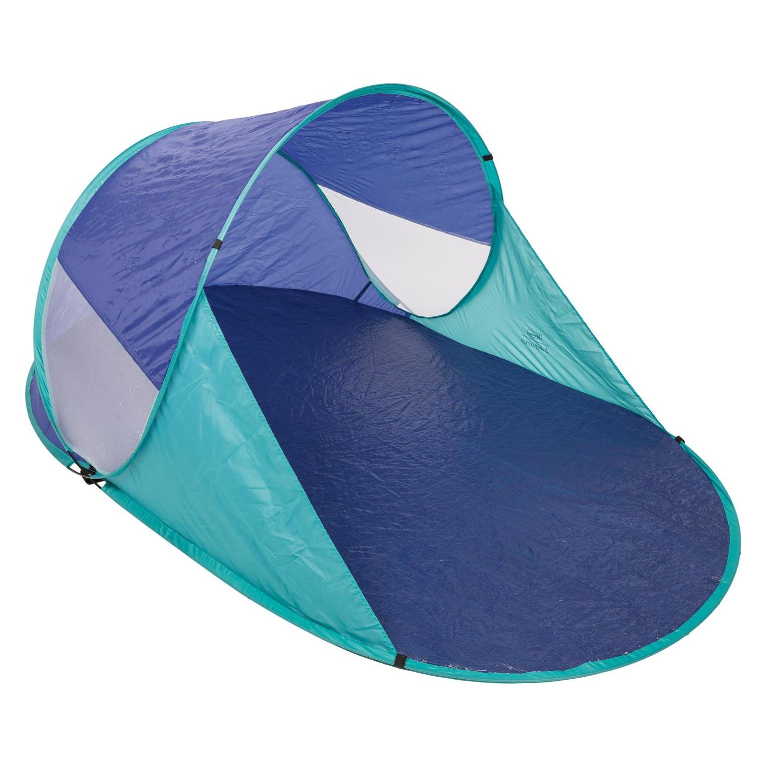 Idena Strandmuschel blau (Strandzelt + Strandmuschel, 1.07 kg, 2 Personen) (BS1001)