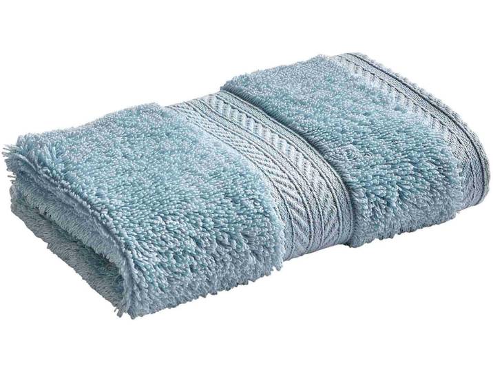 Waschlappen CHRISTY RENAISSANCE , blau (soft chambray), B:33cm L:33cm, Walkfrottier, Waschlappen, Waschlappen, Premium-Waschlappen in Luxusqualität, 675g/m², 33x33cm, 6er Set