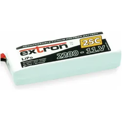 Extron Modellbau LiPo Pack Extron X2 2200 mAh 11,1V 25C (XT60) (2200 mAh, 11.10 V)
