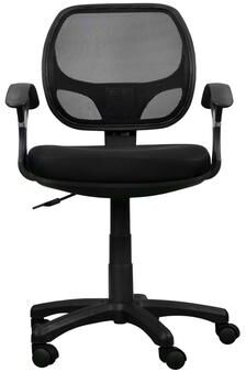 Techni Mobili Midback Mesh Task Office Chair, Black