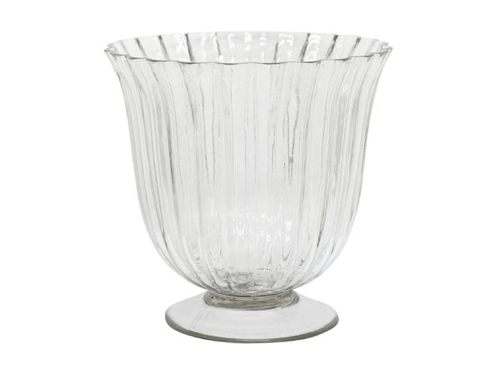 Windlicht Chic Antique Hurricane 19 cm , transparent, B:19,5cm H:19cm T:19,5cm Ø:19,5cm, Glas, Kerzenhalter, Windlicht