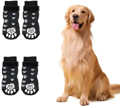 Uplifted Finds Anti Slip Dog Socks Paw Protection Grip Socks For Dogs m