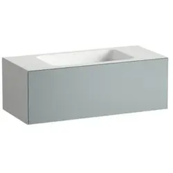 Laufen FOLIO Waschplatz H580FO45211121 1004x450x350 mm, ohne Armaturenbank, ohne Hahnloch, ohne Überlauf, Farbe: Fossilgrau