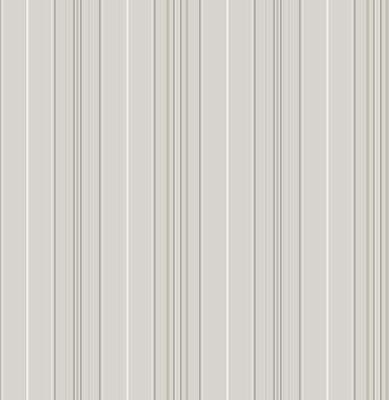 Chesapeake Lascelle Light Grey Modern Pinstripe Wallpaper