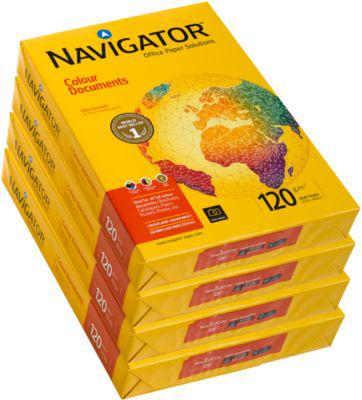 Kopierpapier Navigator Colour Documents, DIN A3, 120 g/m², hochweiß, 2000 Blatt
