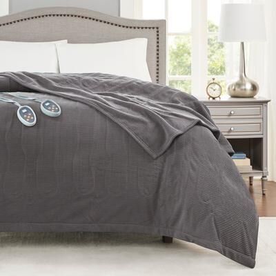 Beautyrest Electric Micro Fleece Heated Blanket