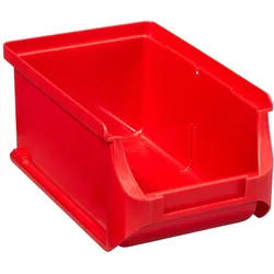 Allit Sichtlagerkasten rot Größe 2