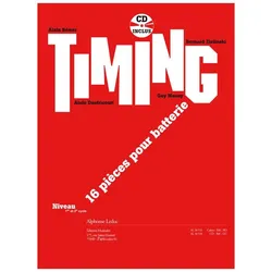 Auteurs Divers Timing 16 Pieces Pour Batterie Avec CD, Fachbücher von Auteurs Divers