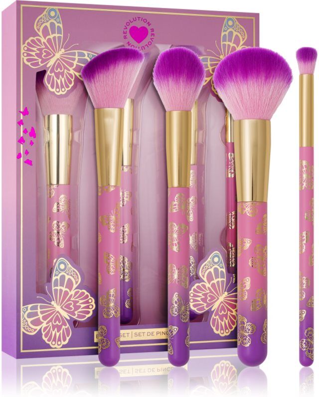 I Heart Revolution Butterfly kit de pinceaux