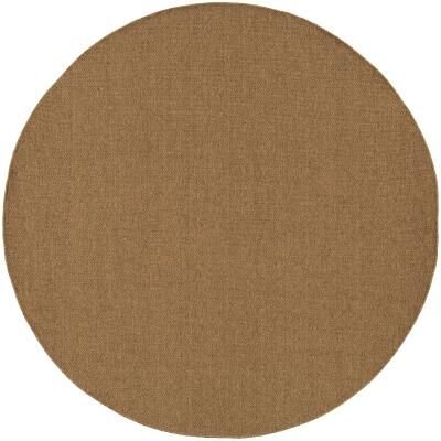 Style Haven Veranda Woven Textured Light Brown Indoor-Outdoor Area Rug