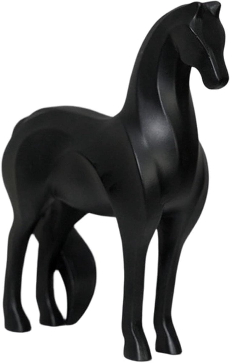 Handgemaakt Paardenbeeld van Resin voor Woonkamer Decoratie, Hoogte: 19,8 cm