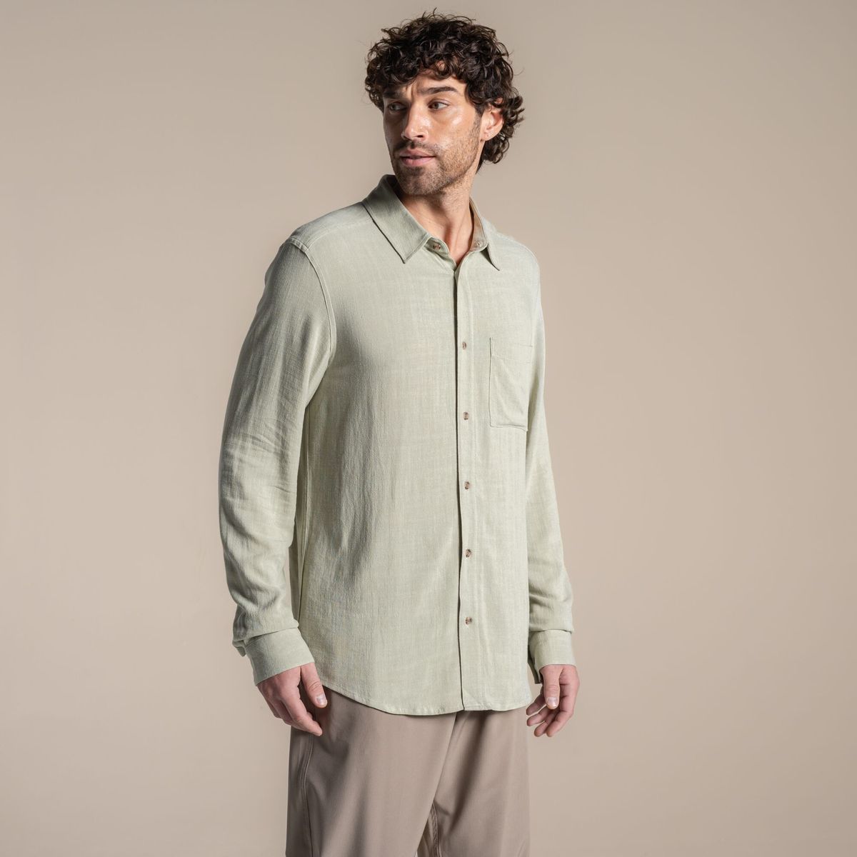 Craghoppers Azaden Long Sleeved Shirt bay leaf (905) L CMS735 905 70