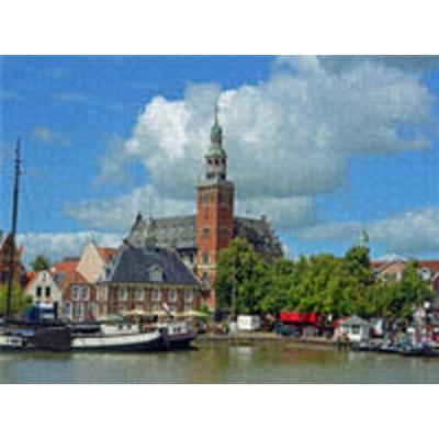CALVENDO Puzzle Rathausturm in Leer | 1000 Teile Lege-Größe 64x48cm Foto-Puzzle für glückliche Stunden