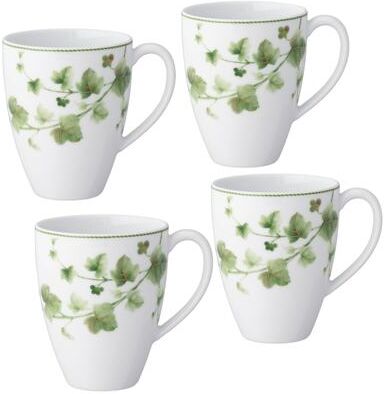 Noritake Ivy Whisper Set of 4 Mugs, 16 oz.