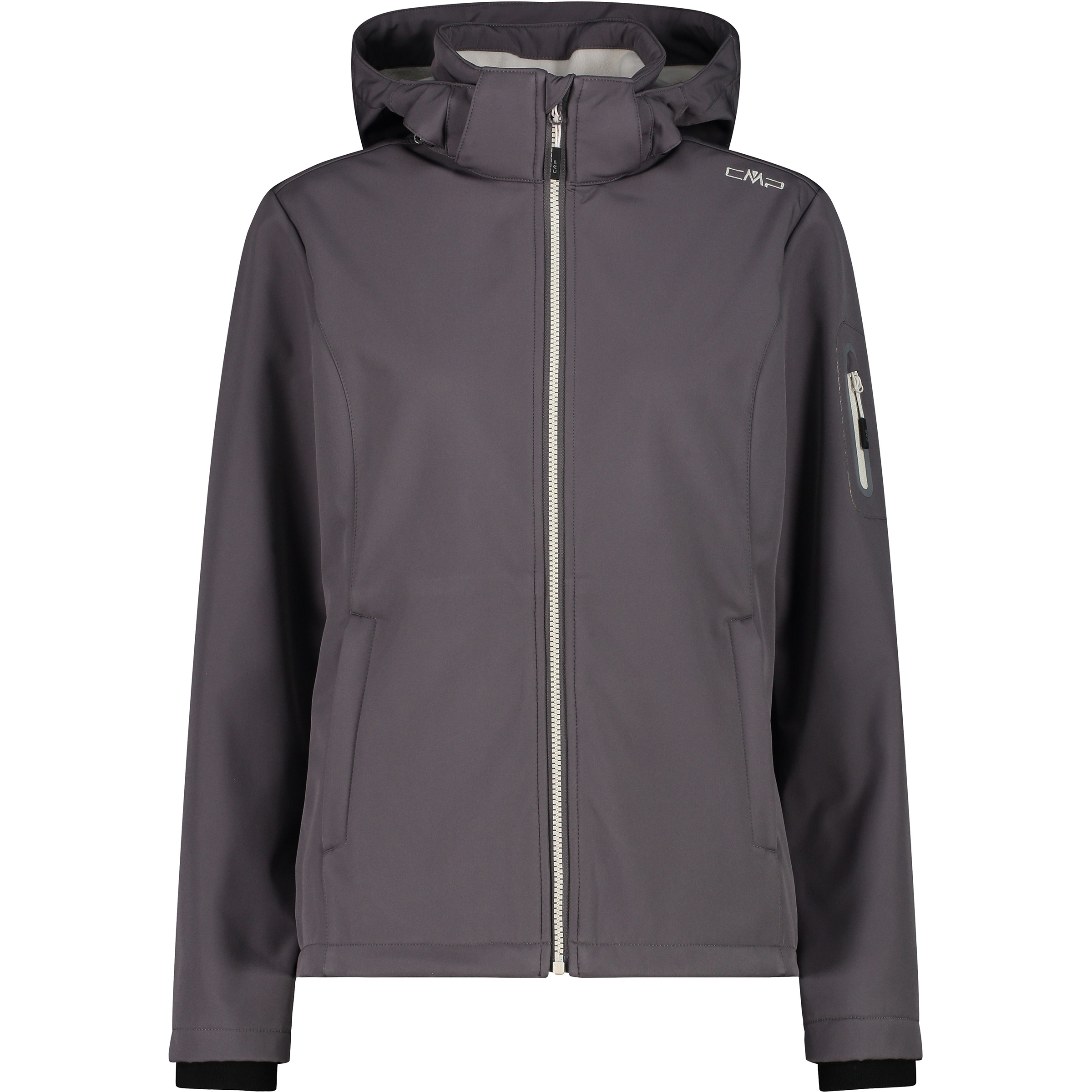 CMP Softshell Damen Softshelljacke grau Größe 4XL Trekking Wasserabweisend