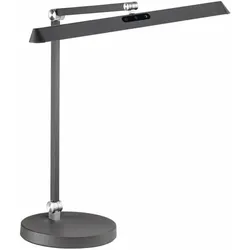 FABAS LED-Tischleuchte Beba Alu, Eisen, Stahl & Metall Grau Anthrazit