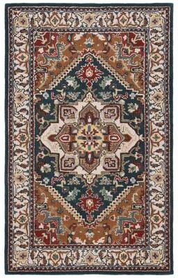 SAFAVIEH Handmade Heritage Asia Traditional Oriental Wool Rug
