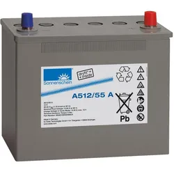 Exide Sonnenschein A512/55 A 12V 55Ah dryfit Blei-Gel-Akku VRLA