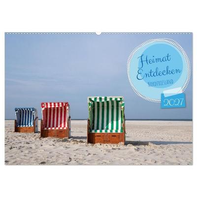 Heimat Entdecken - Nordfriesland (Wandkalender 2027 DIN A2 quer), CALVENDO Monatskalender