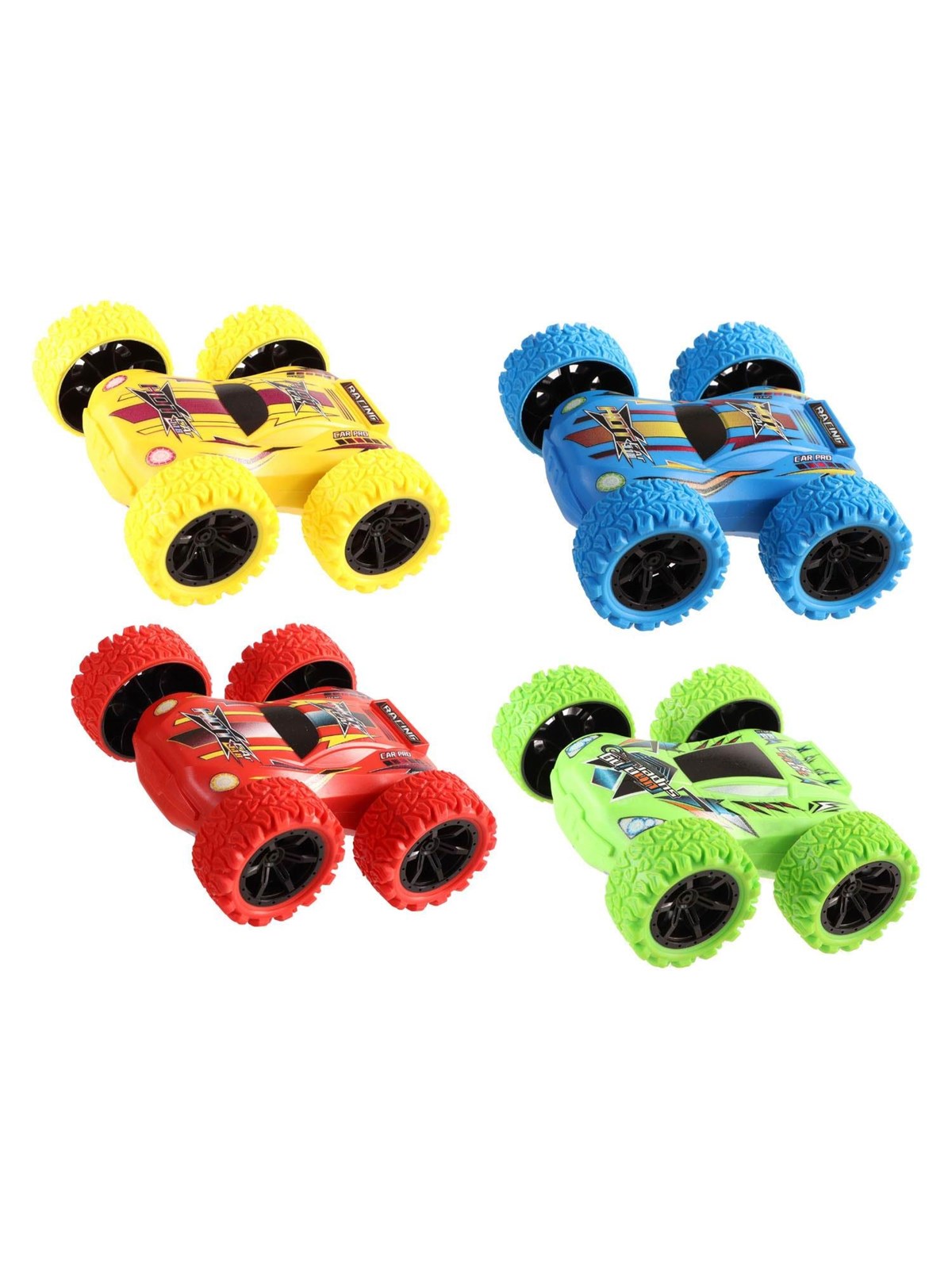 Jono Toys Reversible Stunt Car with Friction 12cm (Assorted)