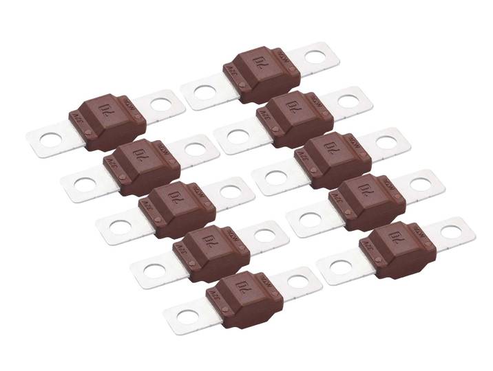 Fusibles Type Midi Vendus Par Sachets De 10 Pieces - Dtail : 70 Ampères