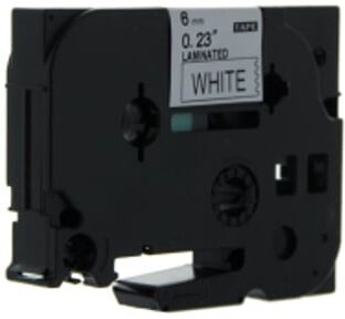 Q-Nomic TZe-211 cinta 6mm texto negro sobre blanco (8M)