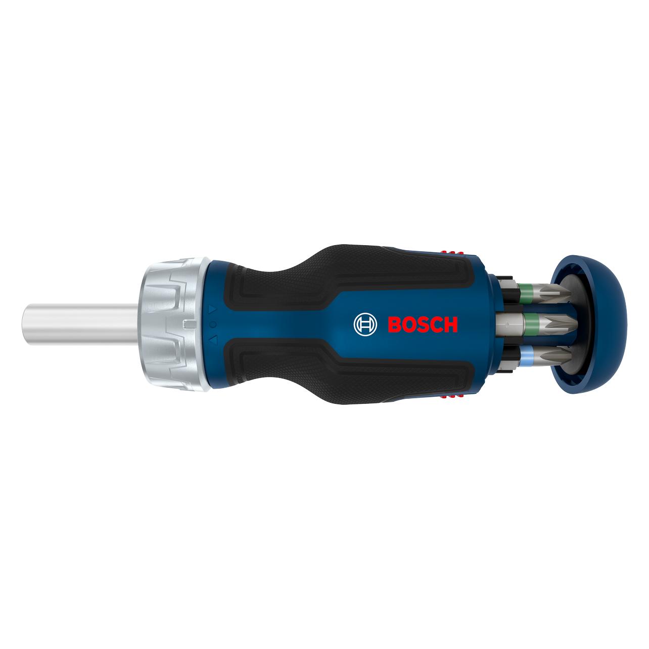 Bosch Hausgeräte Stubby-Bit-Ratschenschraubendreher mit Magazin 6 Bits - 1600A039PW (24561676)