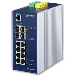 PLANET Industrial L2 Managed Switch 8-Port 10/100/1000T 4-Port 100/1000X SFP